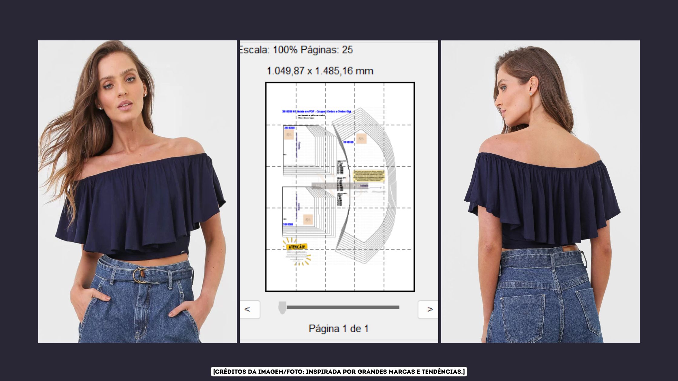 Molde em PDF – Cropped Ombro a Ombro Gigi (PP ao G5) Banner