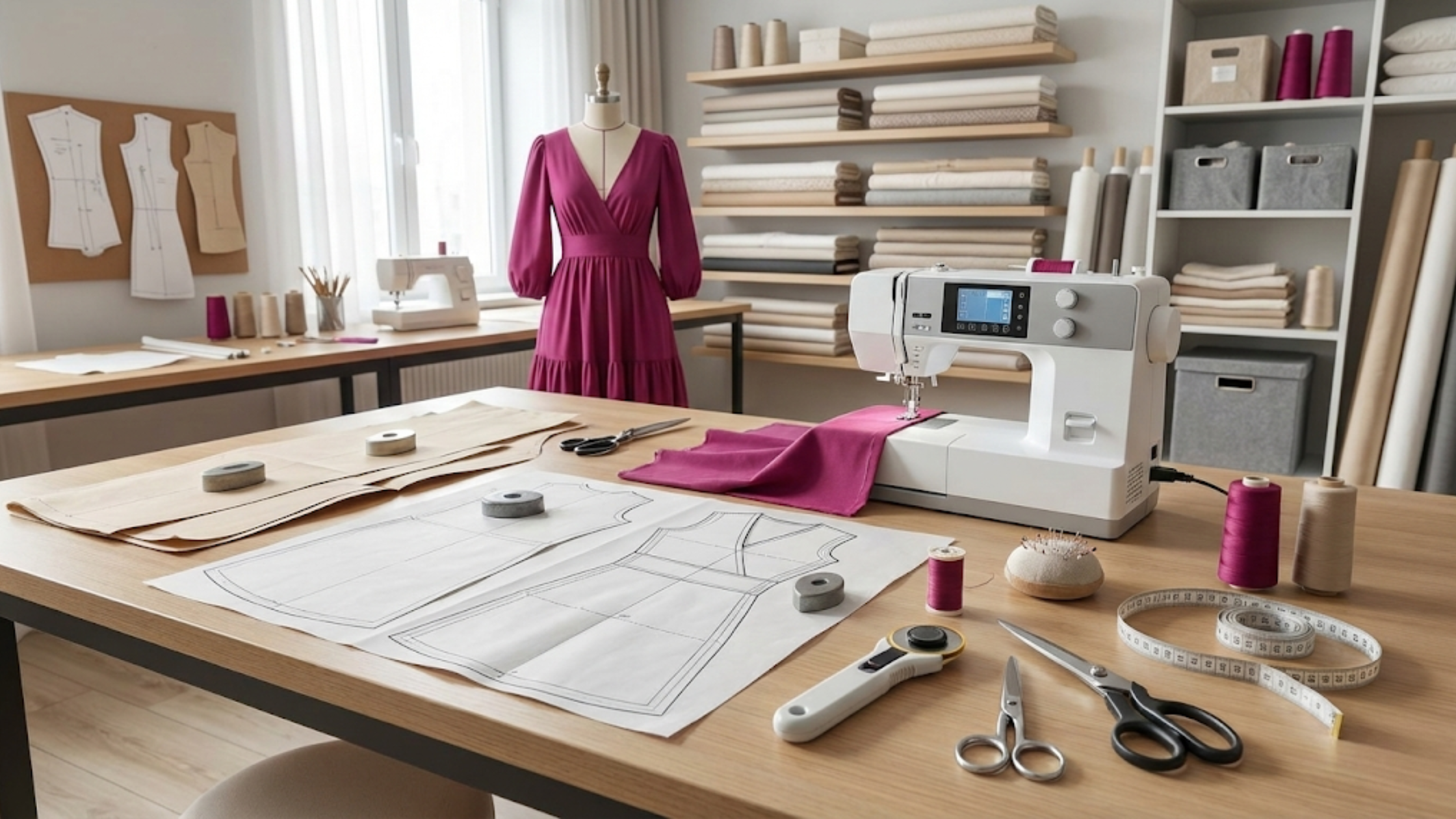 Molde em PDF Vestido Elyna com ficha técnica e margens inclusas