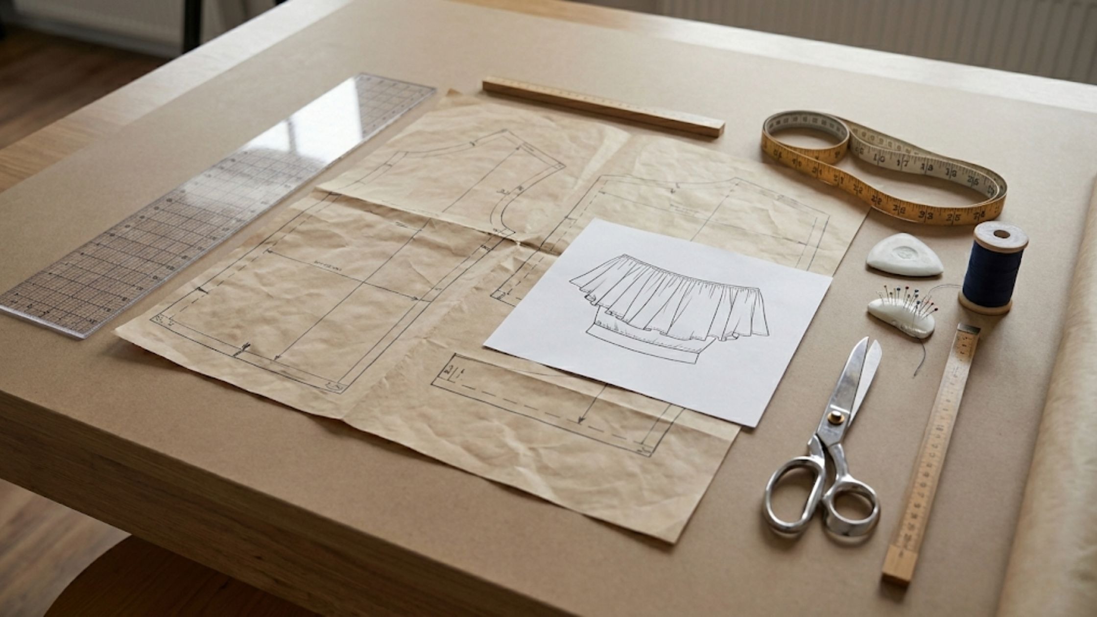 Molde em PDF Cropped Ombro a Ombro Gigi com ficha técnica e tamanhos PP ao G5