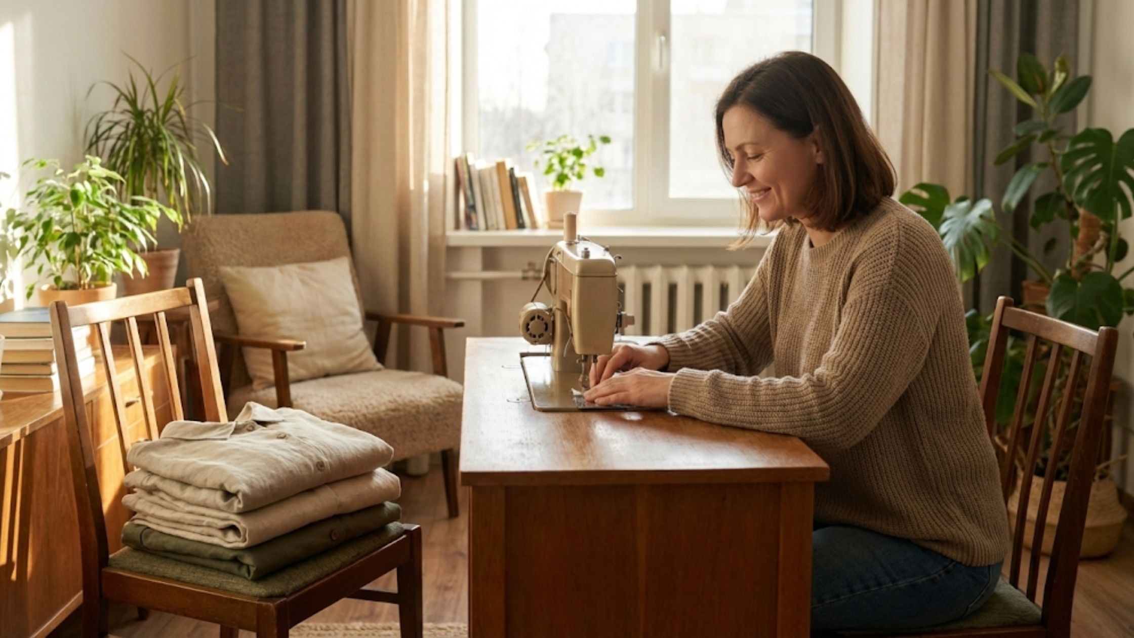 Como começar na costura do zero e evoluir com confiança criando roupas em casa