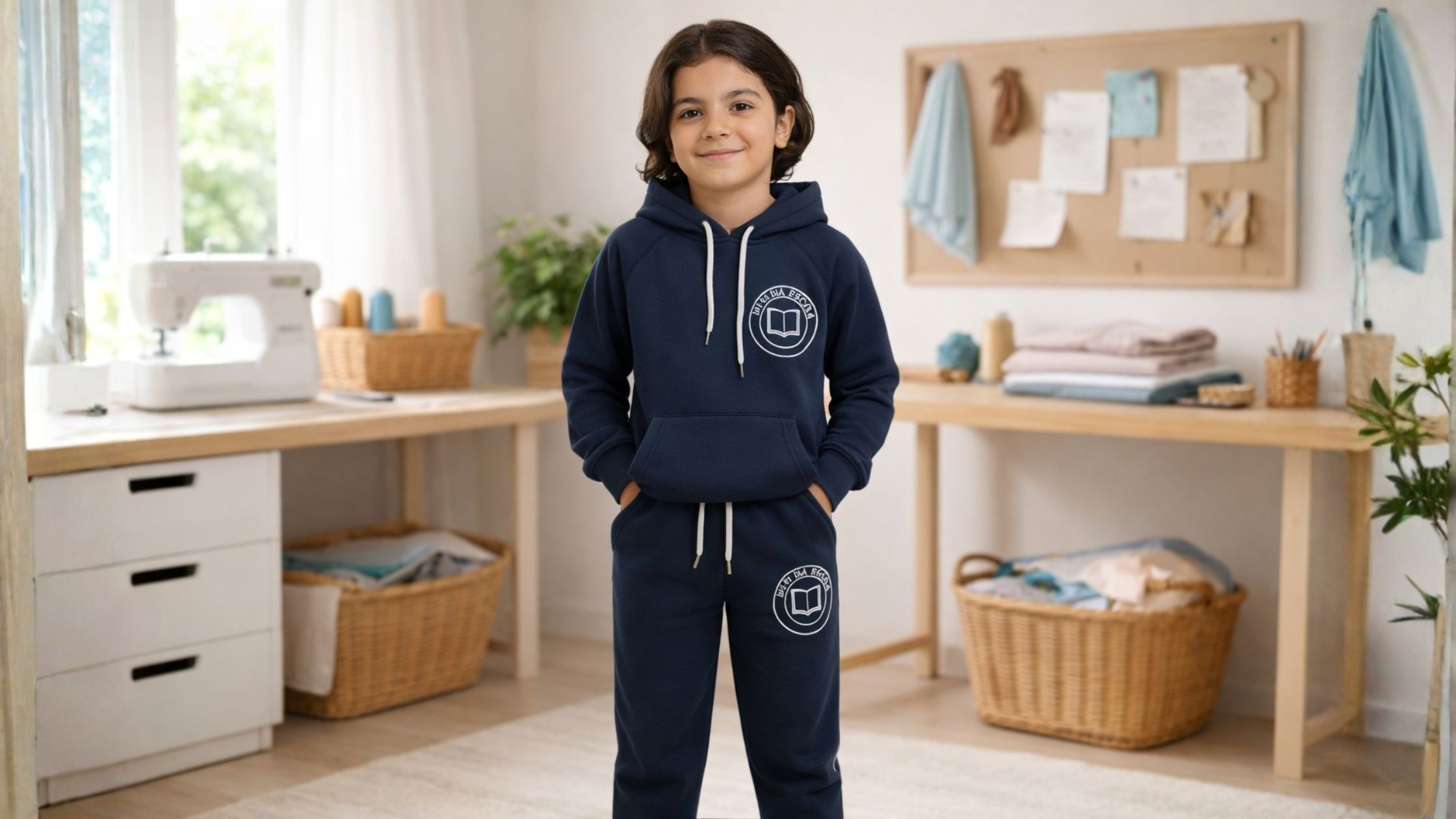 Molde em PDF Agasalho Escolar Infantil Unissex ideal para uso e vendas