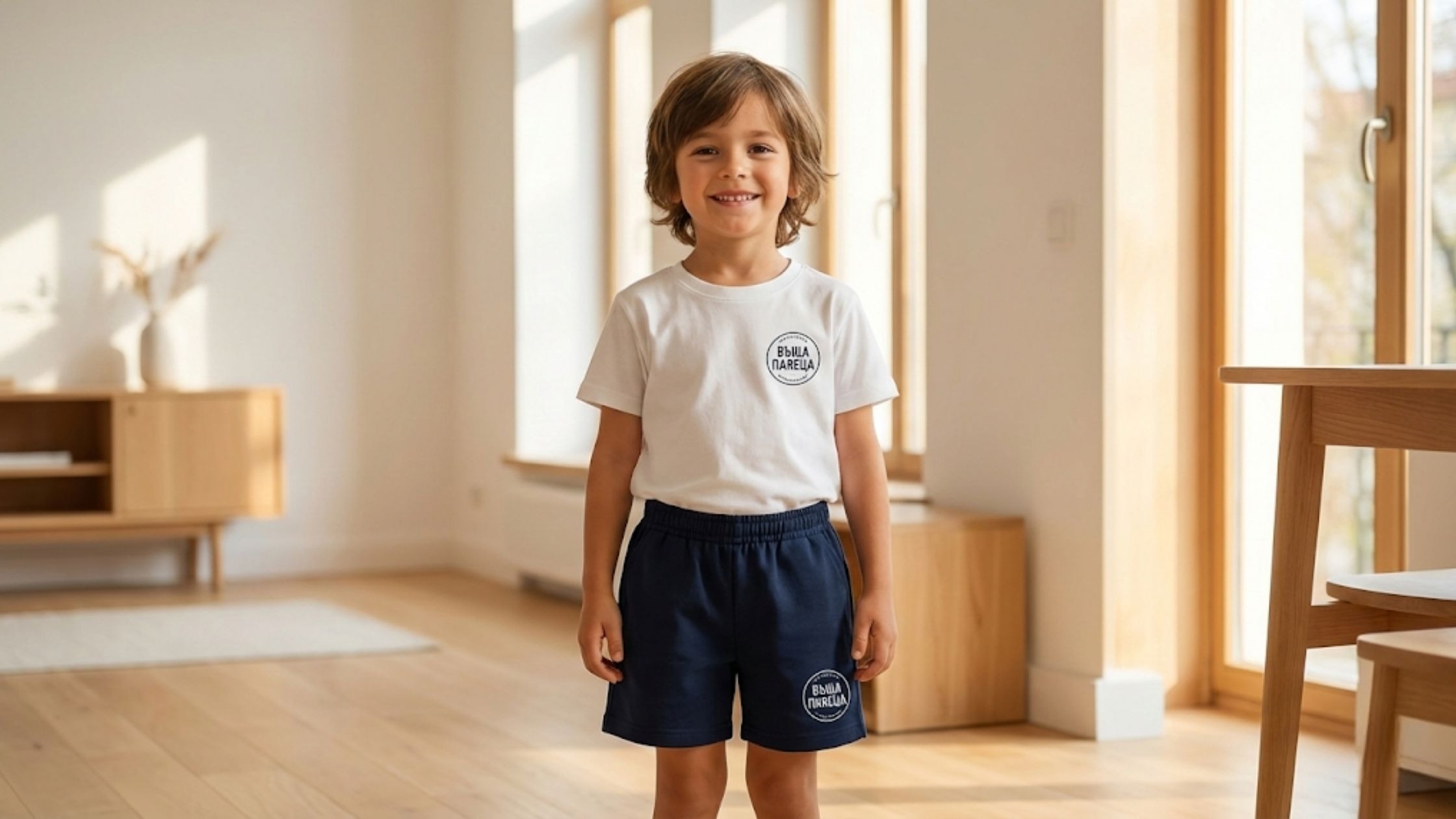 Molde em PDF Conjunto Escolar Infantil Unissex ideal para uso e vendas