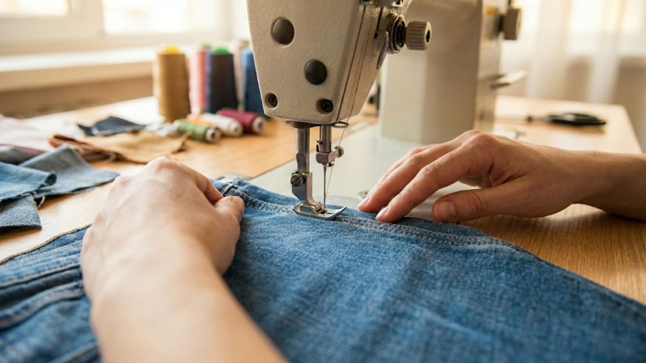 Molde em PDF Macacão Jeans Ione com acabamento profissional em costura