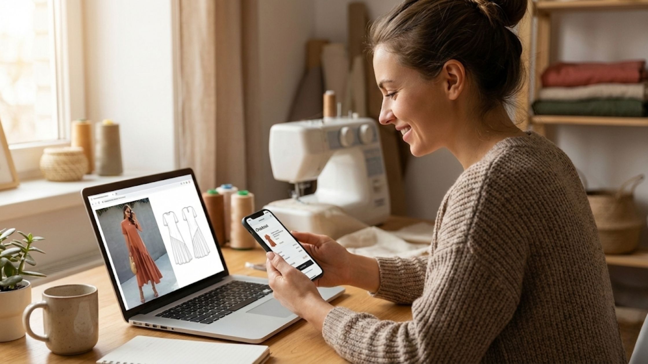 Molde em PDF Vestido Aruna com compra online e envio imediato