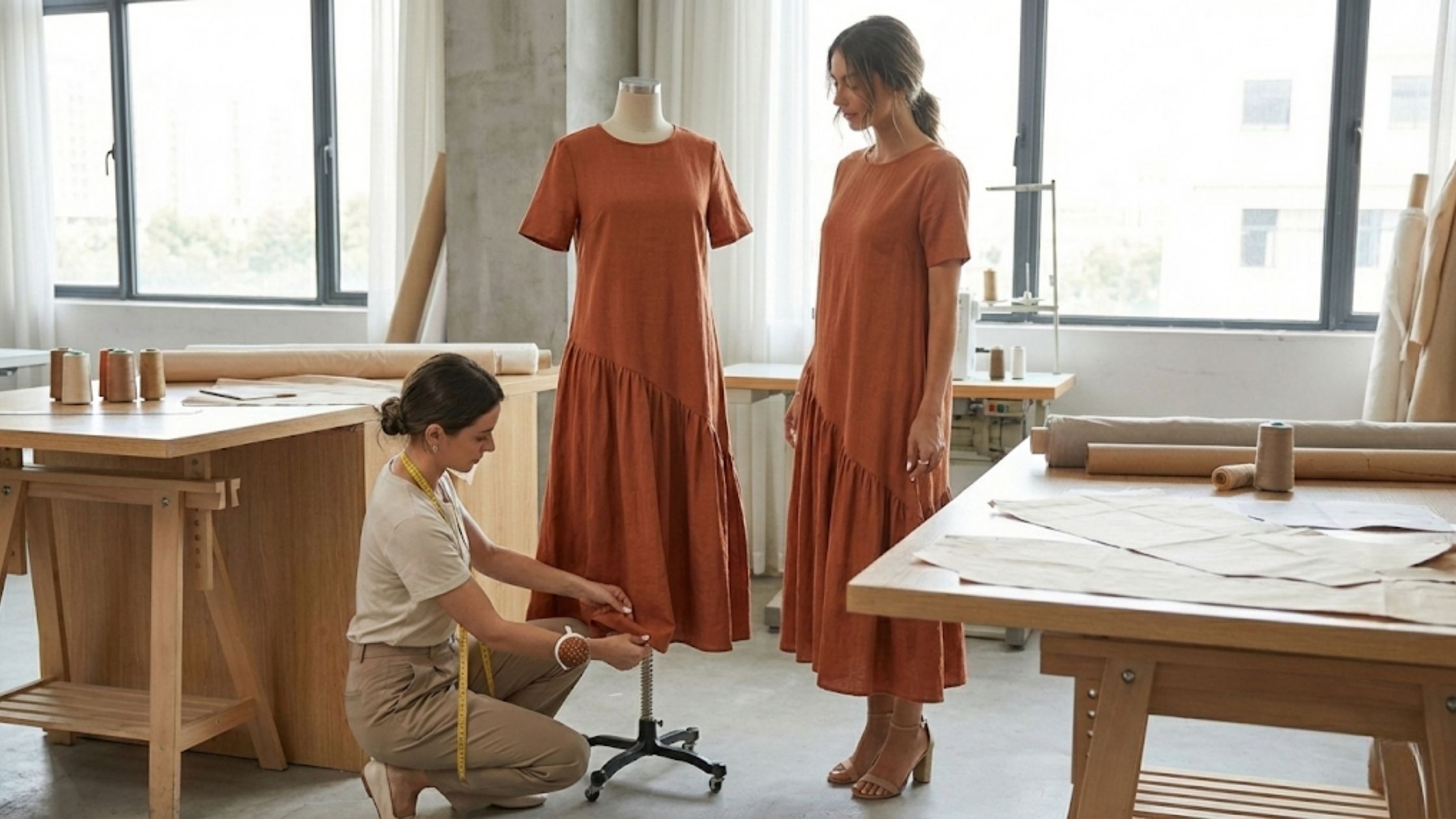 Molde em PDF Vestido Aruna com modelagem testada e caimento perfeito