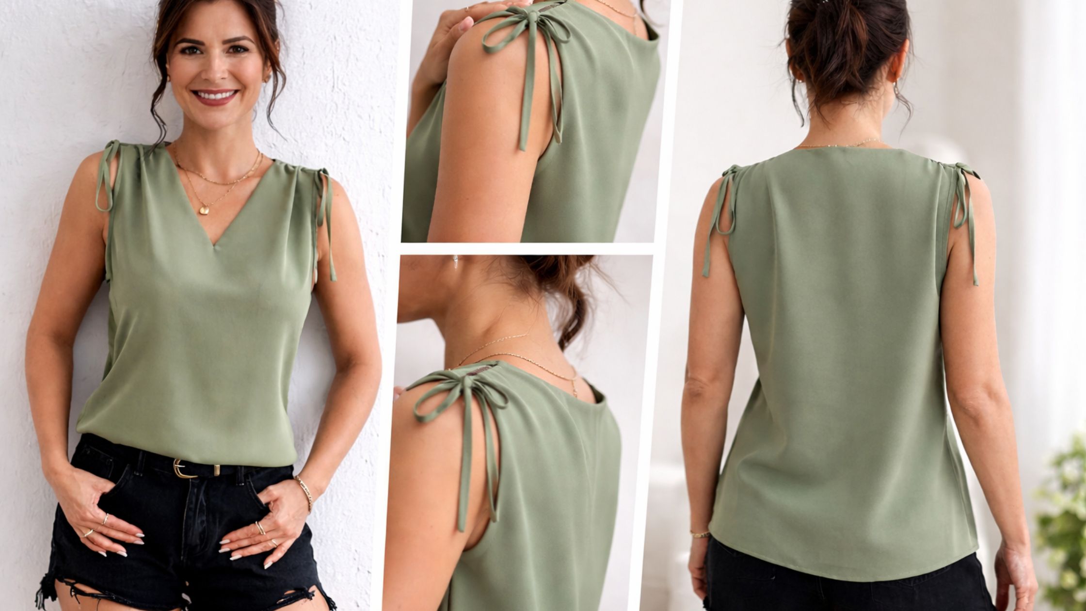 Molde em PDF gratuito blusa túnel no ombro feminina com amarração nos ombros