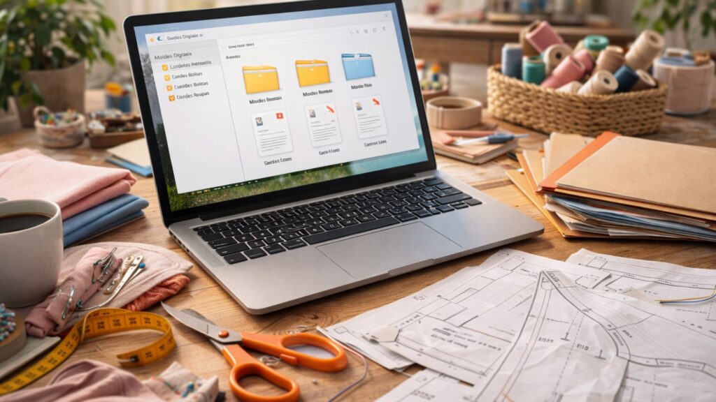 Como Organizar Moldes Digitais no Computador de Forma Simples e Eficiente