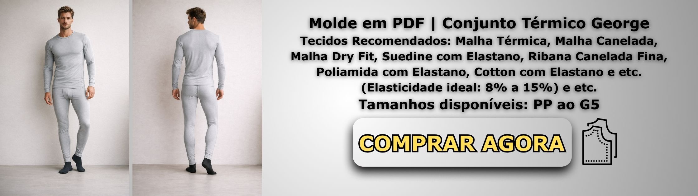 Molde em PDF Conjunto Térmico George Banner de Vendas