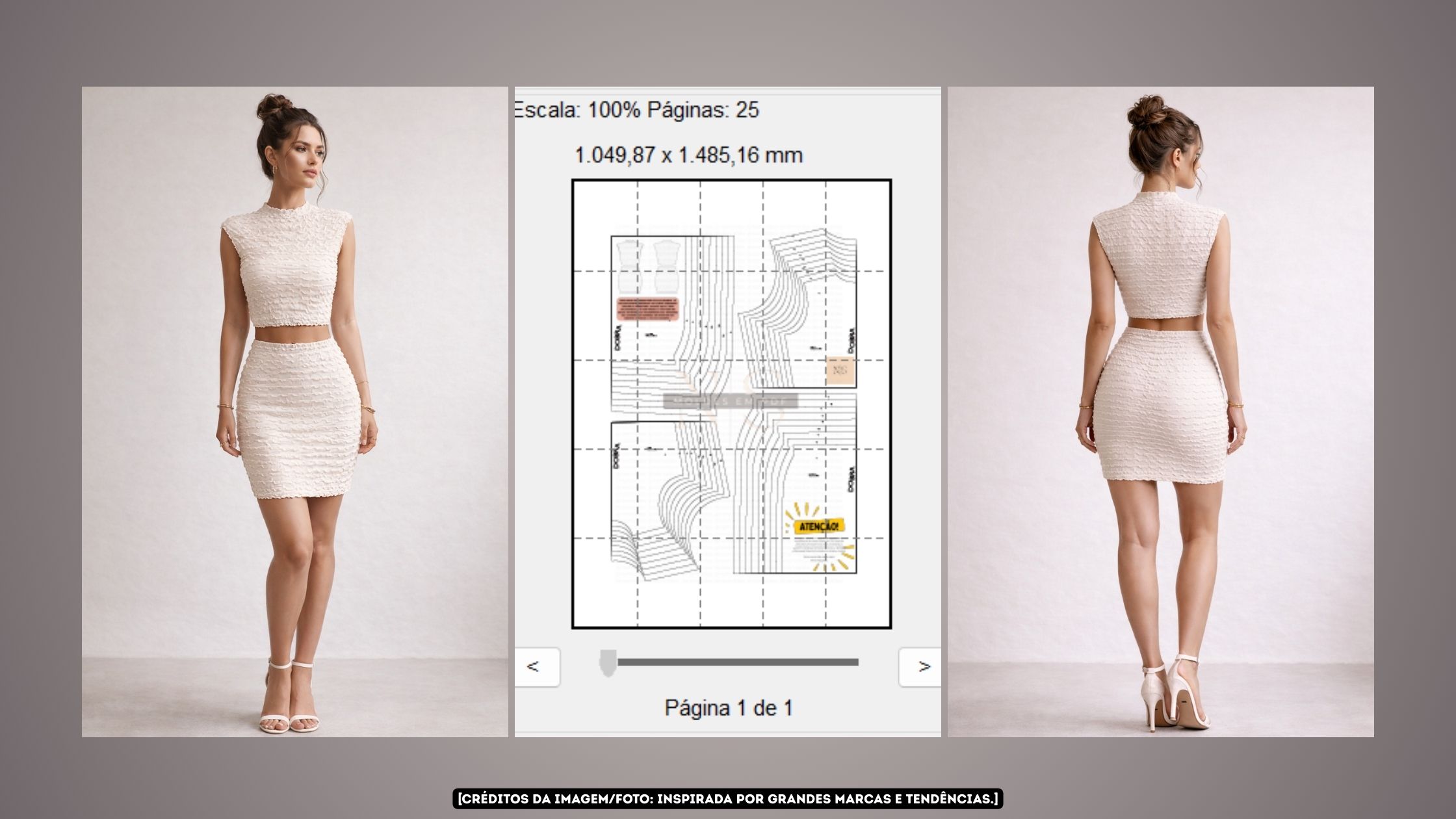 Molde em PDF – Conjunto Clara (P ao G5) Banner