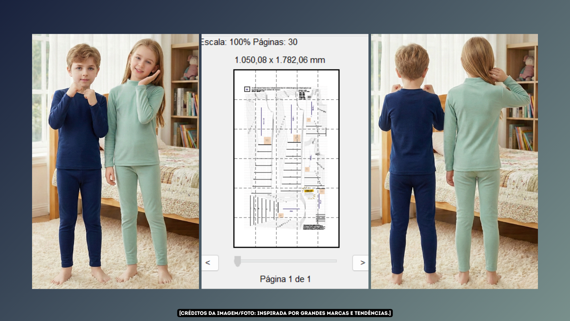 Molde em PDF – Conjunto Térmico Unissex Infantil (2 ao 14 anos) Banner
