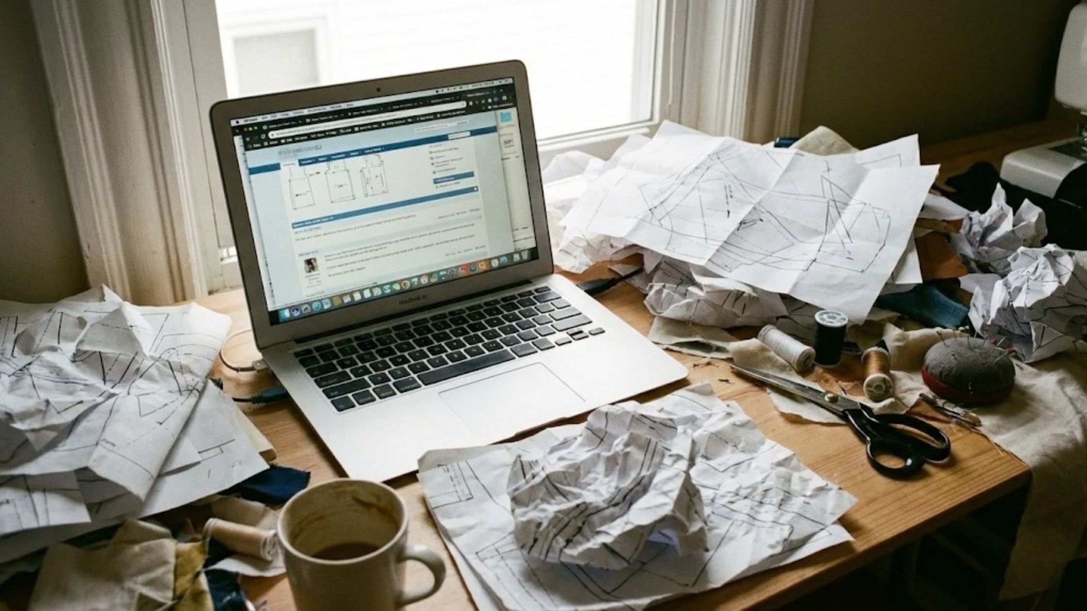 Não Organizar os Moldes em PDF