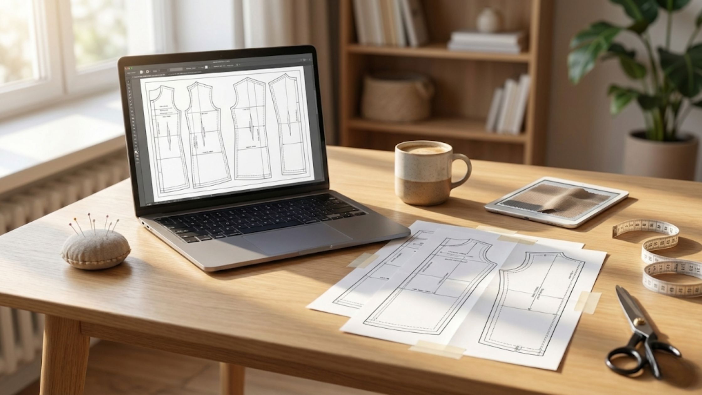 Molde em PDF Conjunto Térmico George em formato digital A4 e plotter