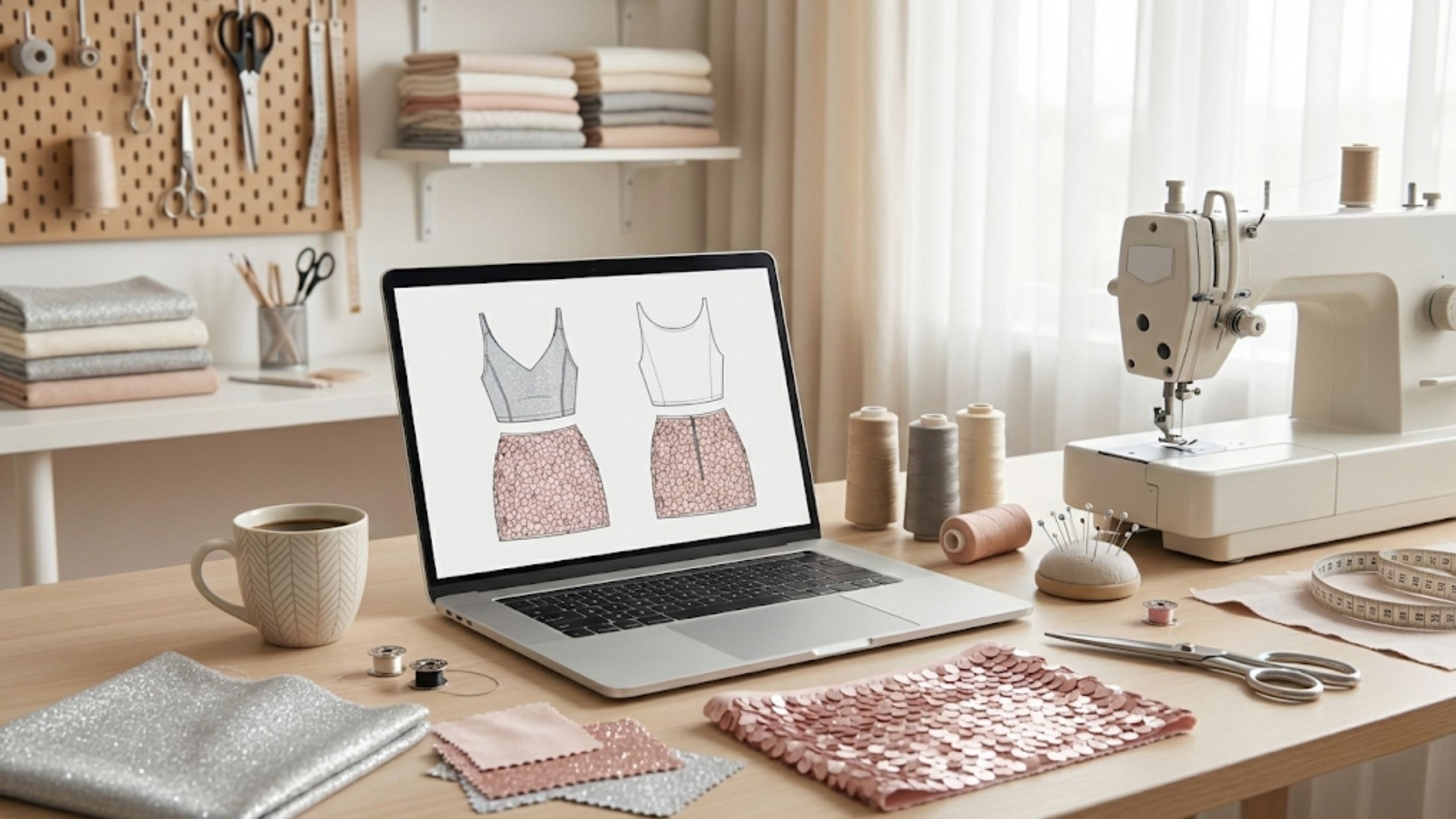 Molde em PDF Conjunto Folia Carol disponível para compra digital com envio imediato