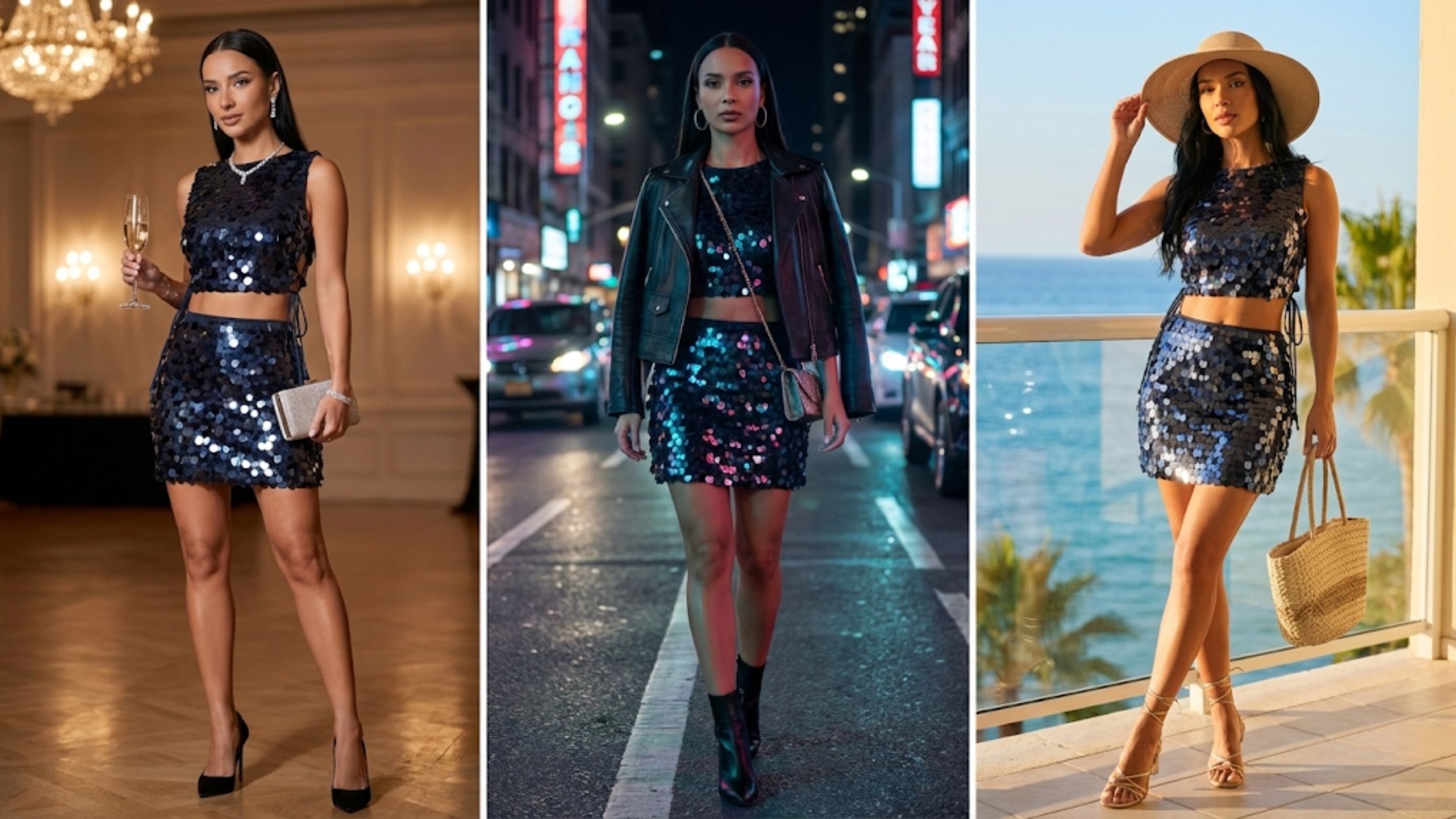 Molde em PDF Conjunto Folia Nanda em diferentes estilos de moda feminina