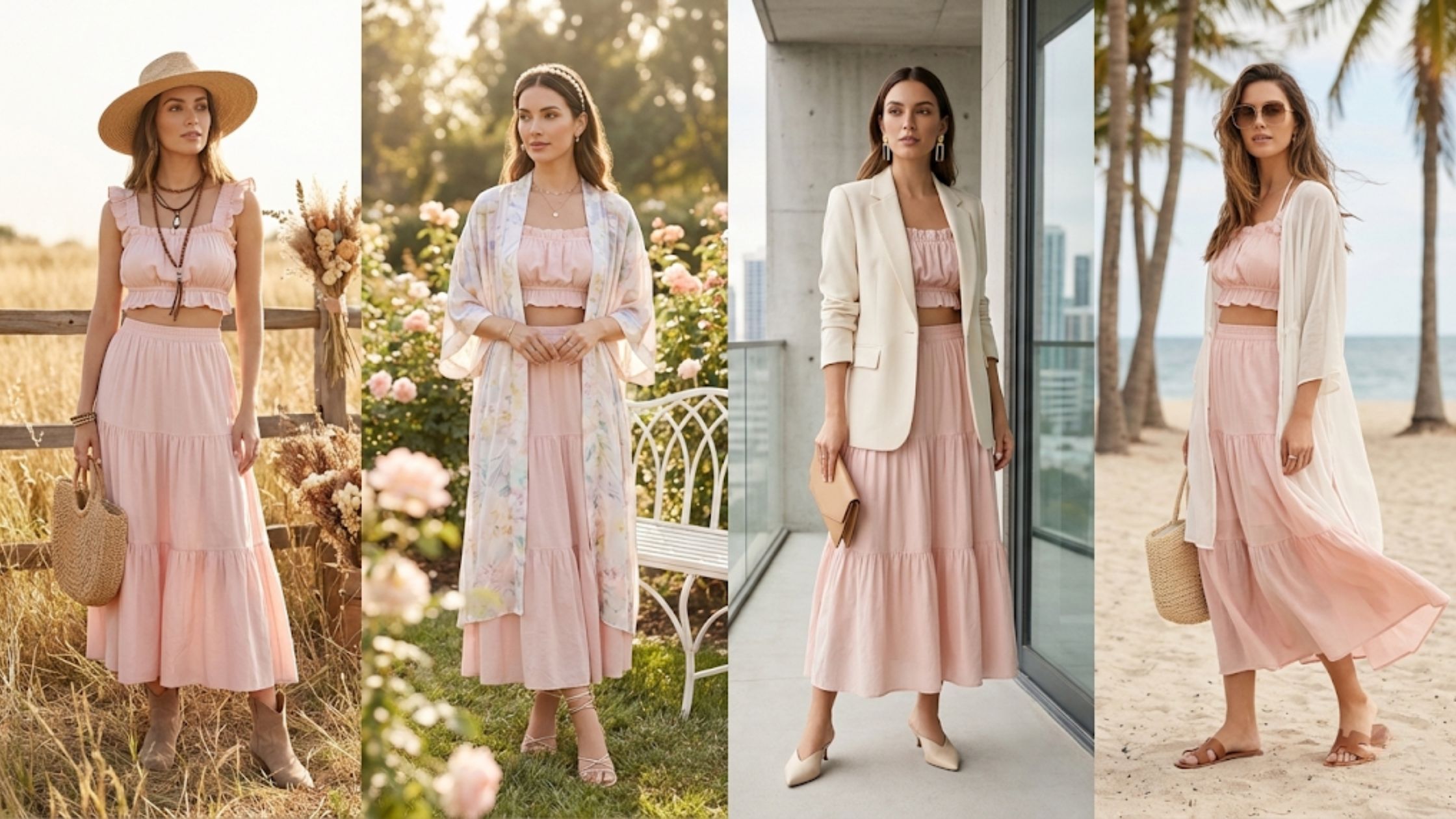 Molde em PDF Conjunto 4 Marias Liz em diferentes estilos femininos