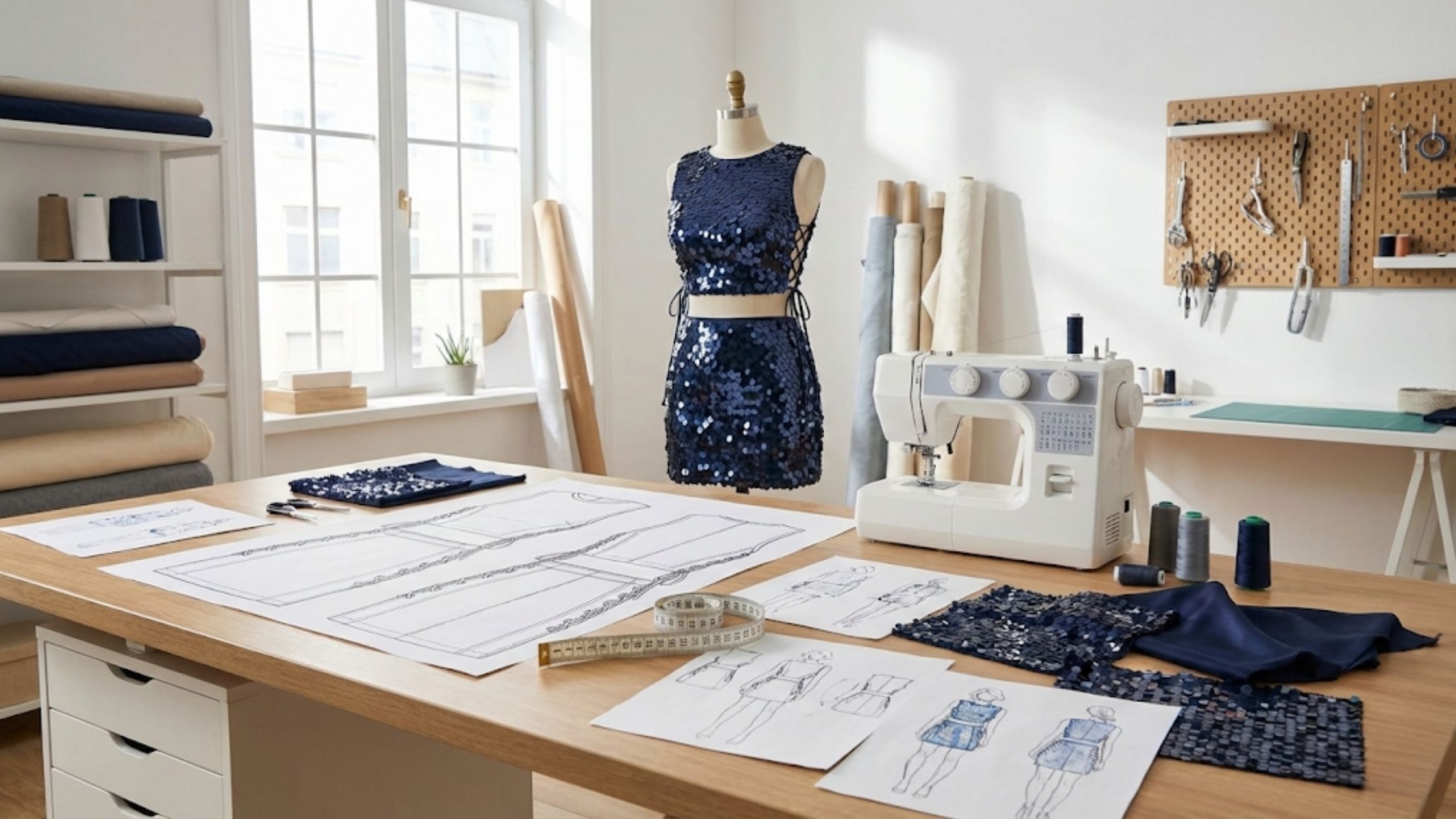 Molde em PDF Conjunto Folia Nanda em arquivos digitais para costura feminina