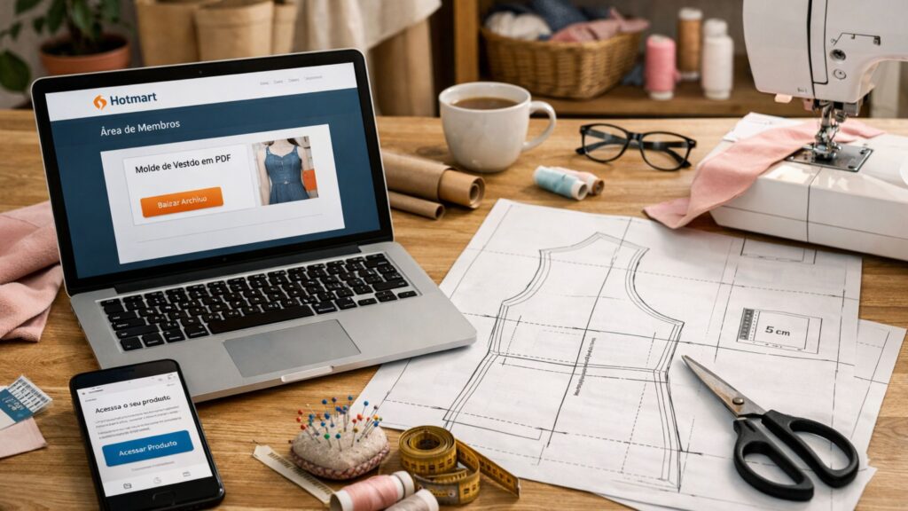 Como Baixar Molde em PDF na Hotmart Guia Completo para Iniciantes