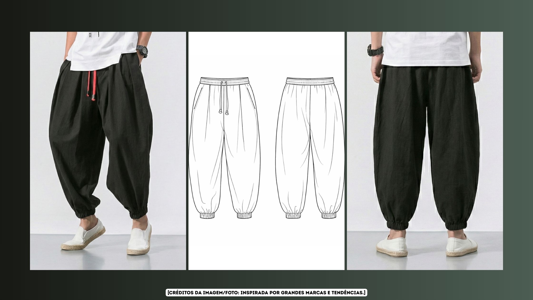 Molde em PDF – Calça Saruel Balonê Unissex Infantil (2 ao 14 anos) Banner