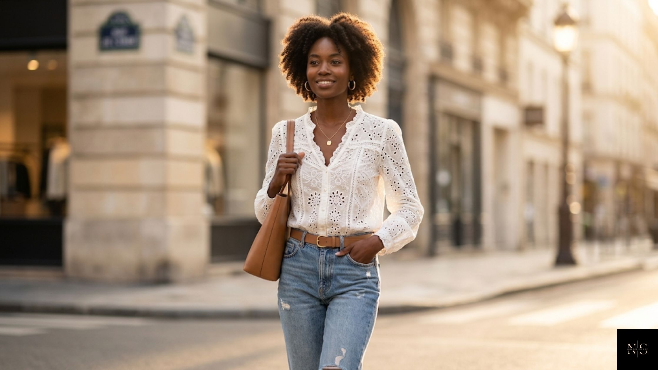 Molde em PDF Kit Elegância em Laisé com look moderno feminino em laisé e jeans