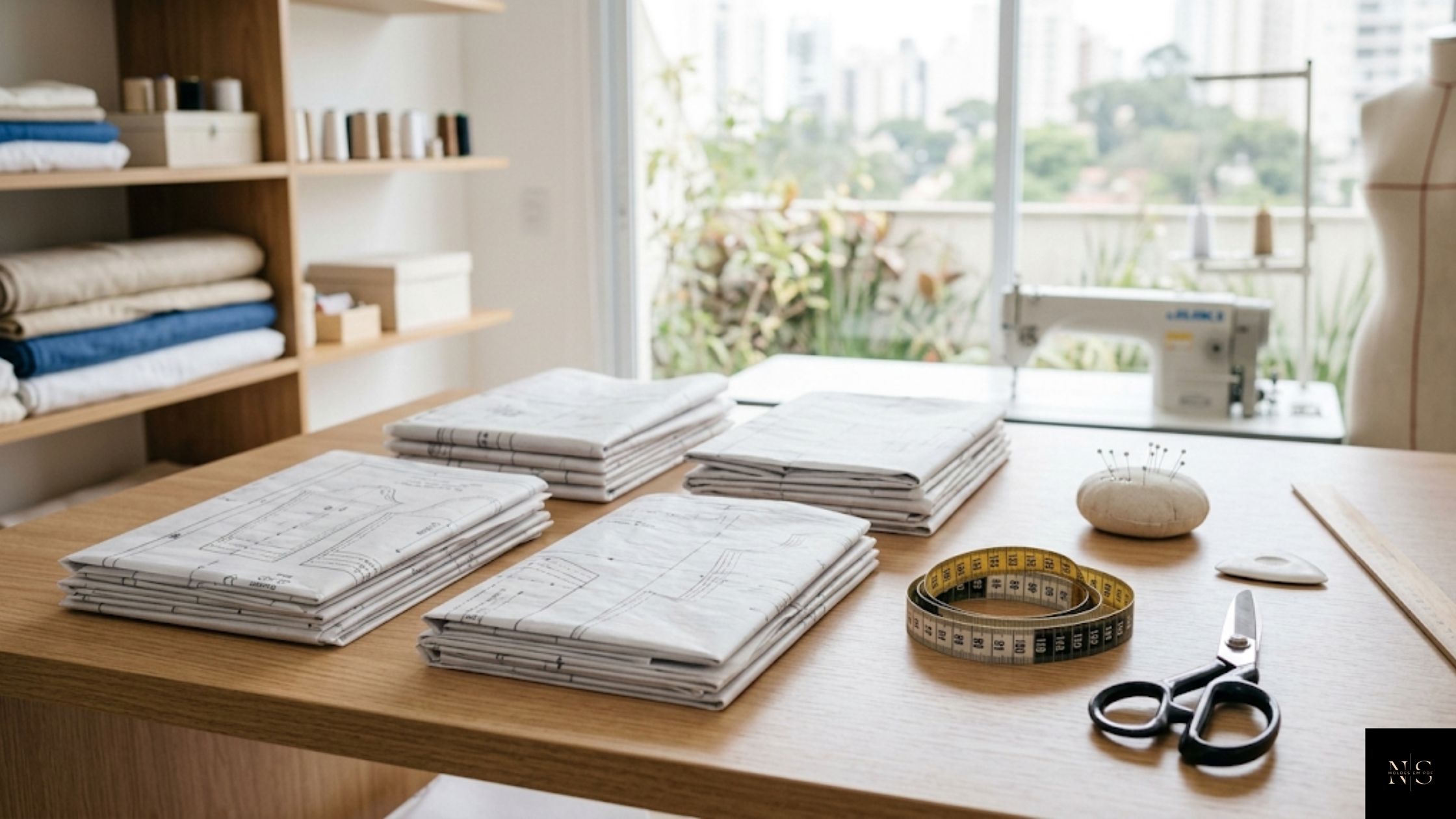 Molde em PDF Calça Saruel Balonê Unissex Infantil com ficha técnica e impressão A4 organizada