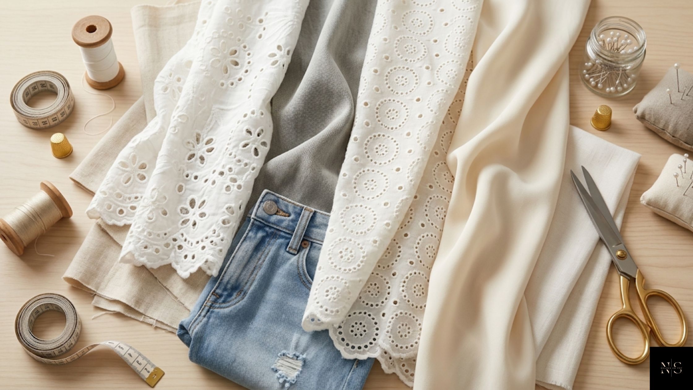 Molde em PDF Kit Elegância em Laisé com tecidos recomendados como laisé e viscose