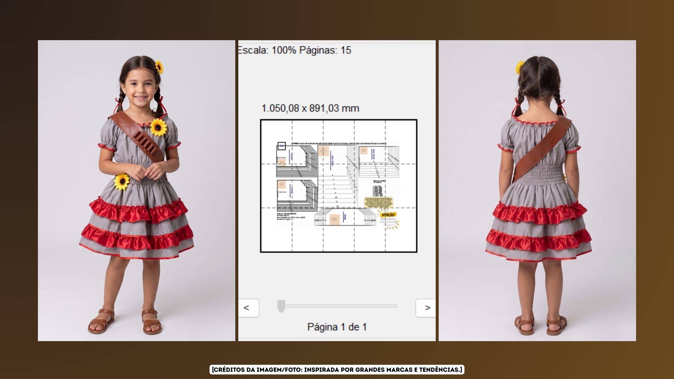Molde em PDF – Vestido Maria Bonita Infantil (2 ao 14 anos) Banner