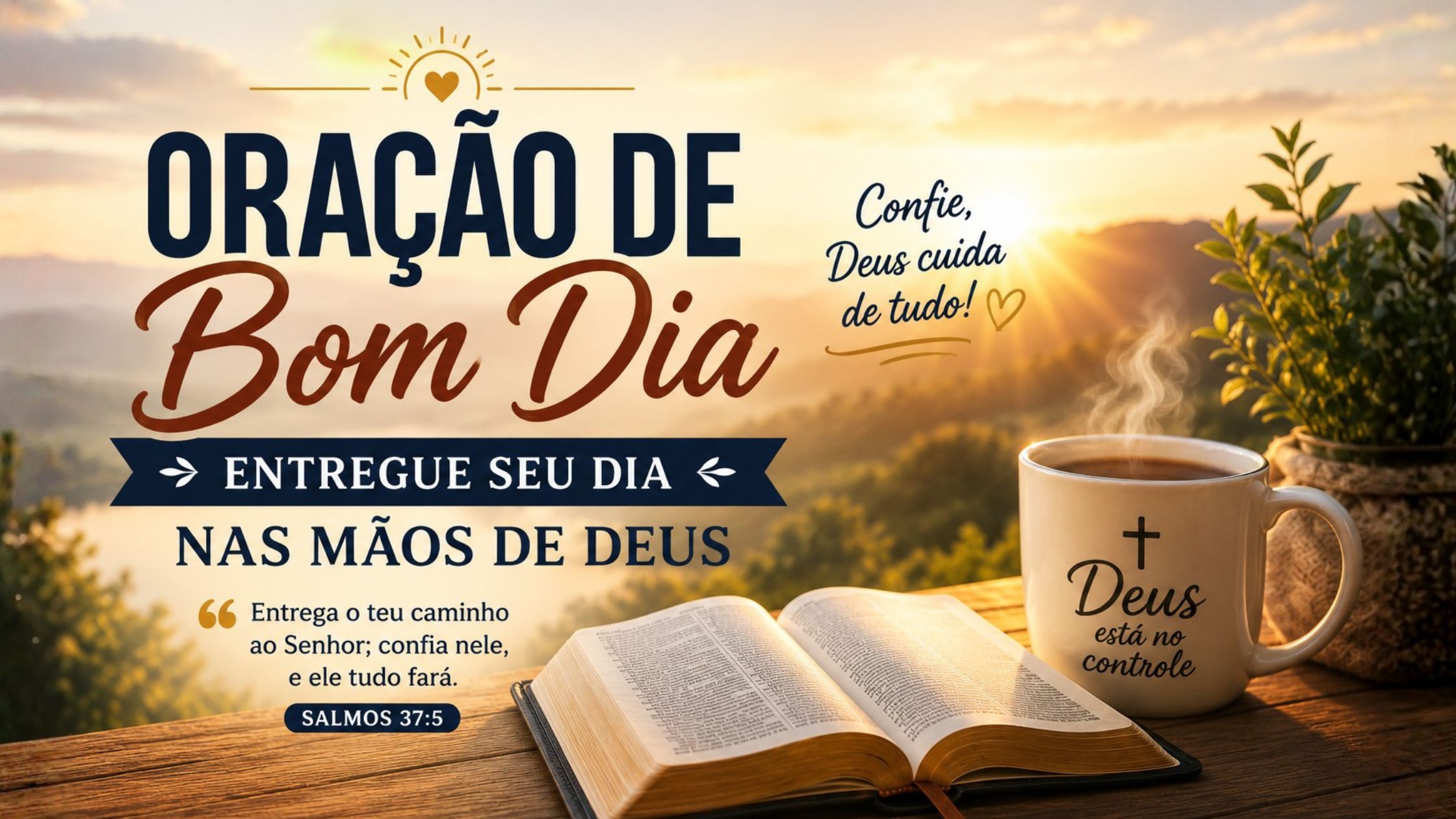 Oração de Bom Dia Entregue Seu Dia nas Mãos de Deus