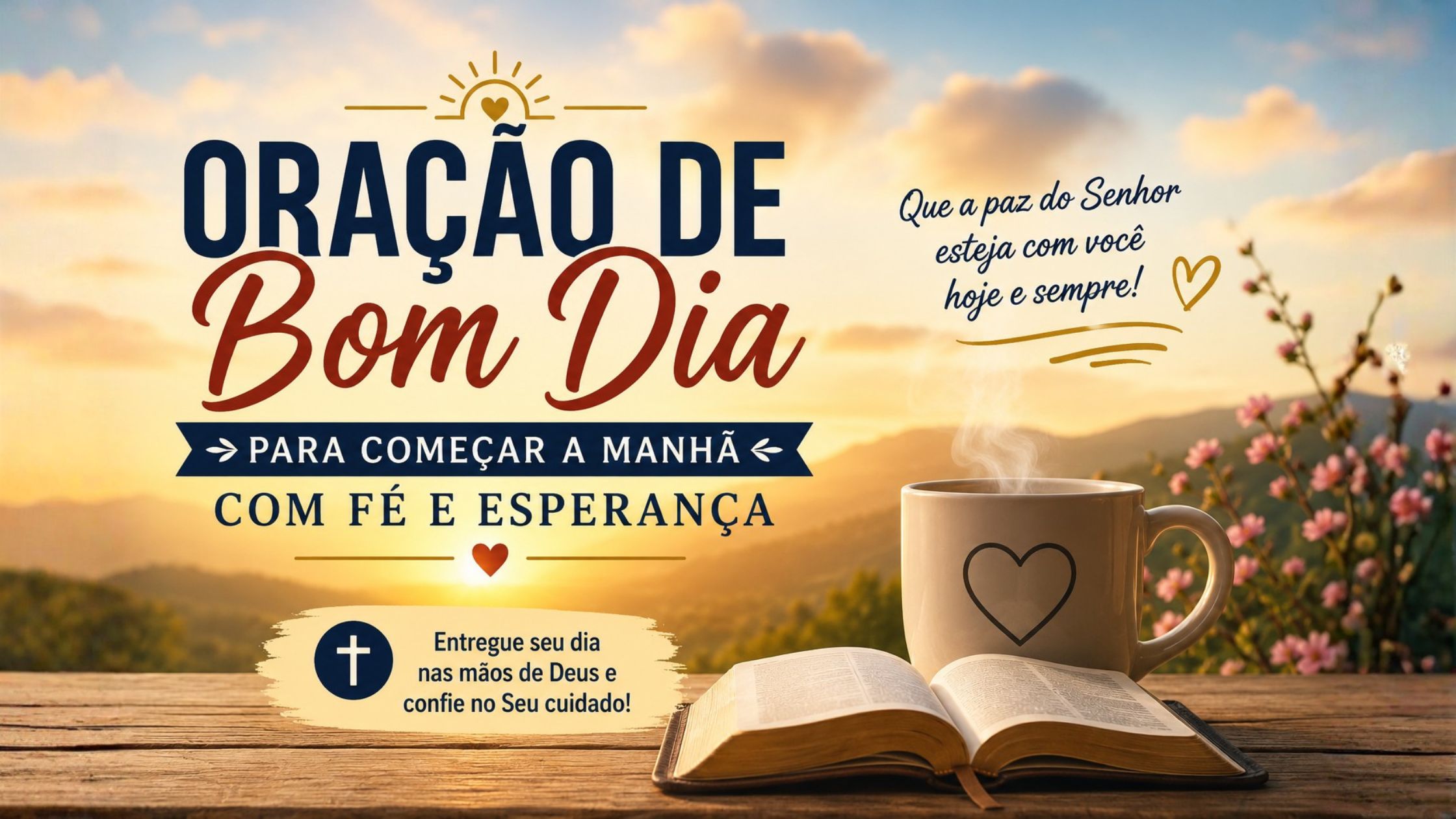 Oração de Bom Dia para Começar a Manhã com Fé e Esperança