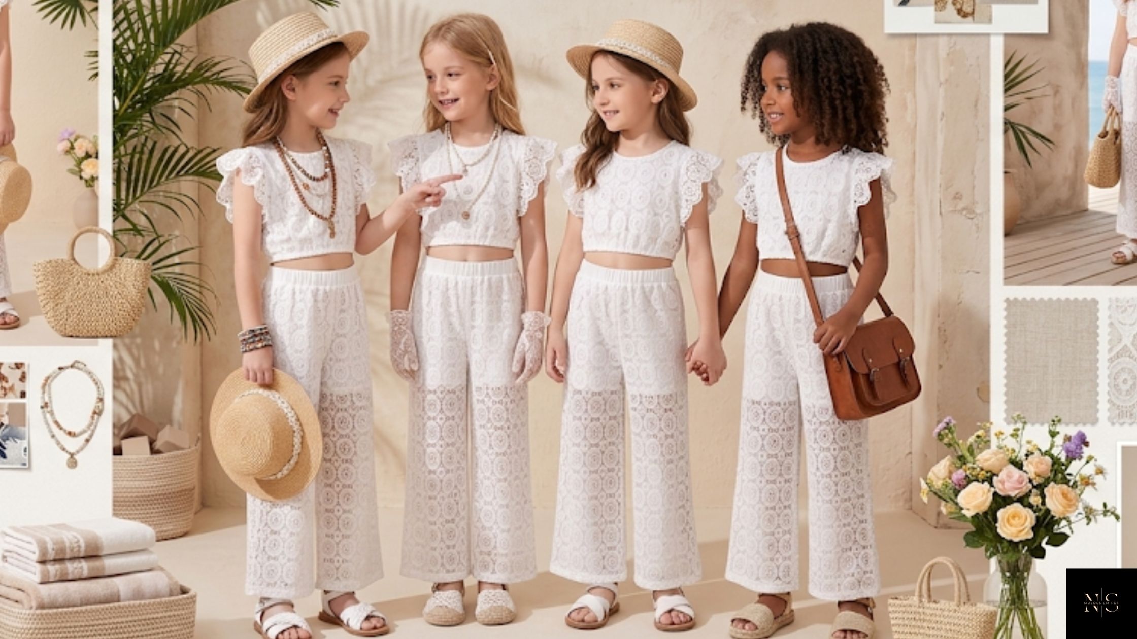 Molde em PDF Conjunto Marianne Infantil em diferentes propostas de estilo infantil