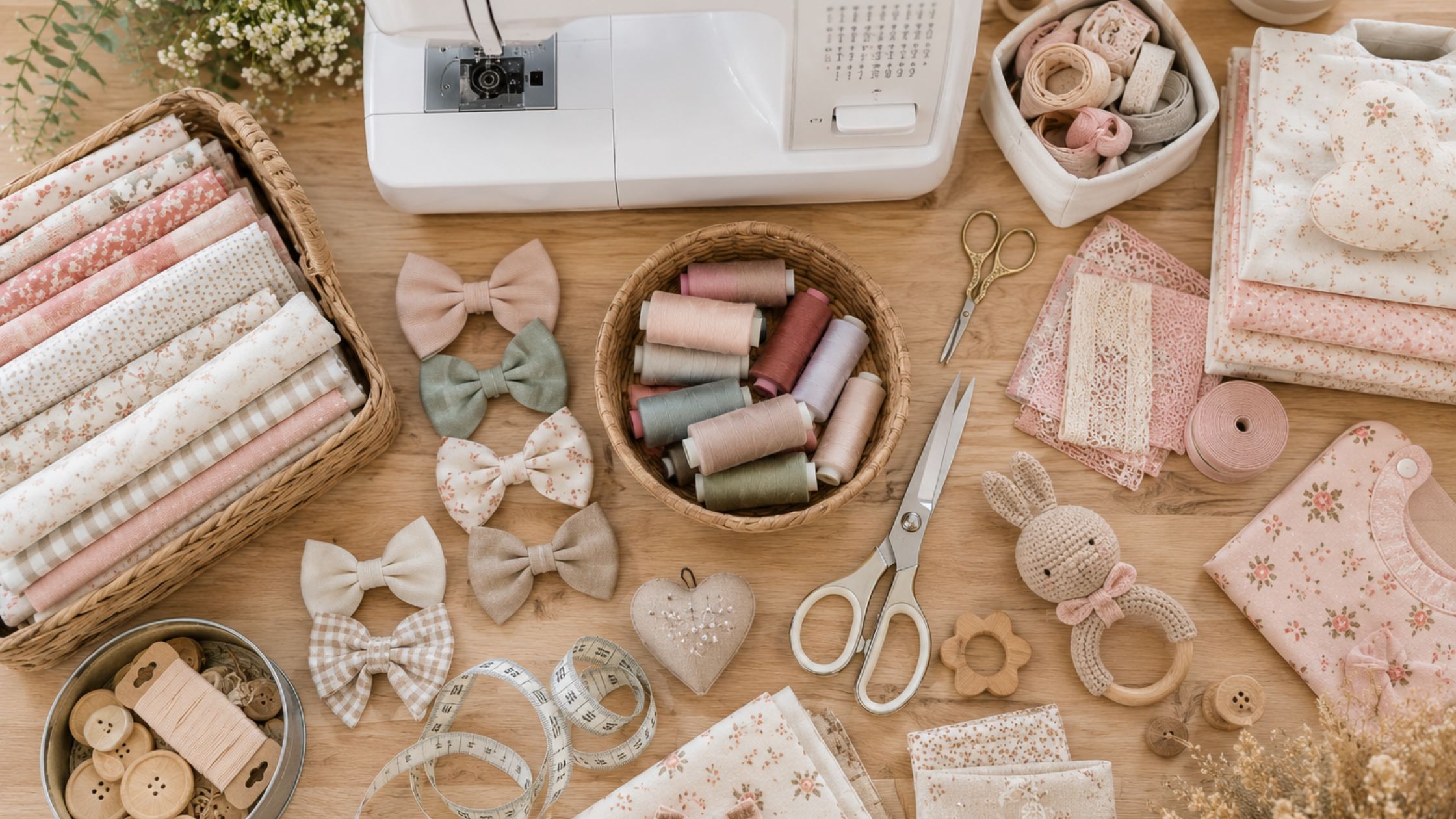Como criar renda extra com costura infantil usando materiais básicos de costura