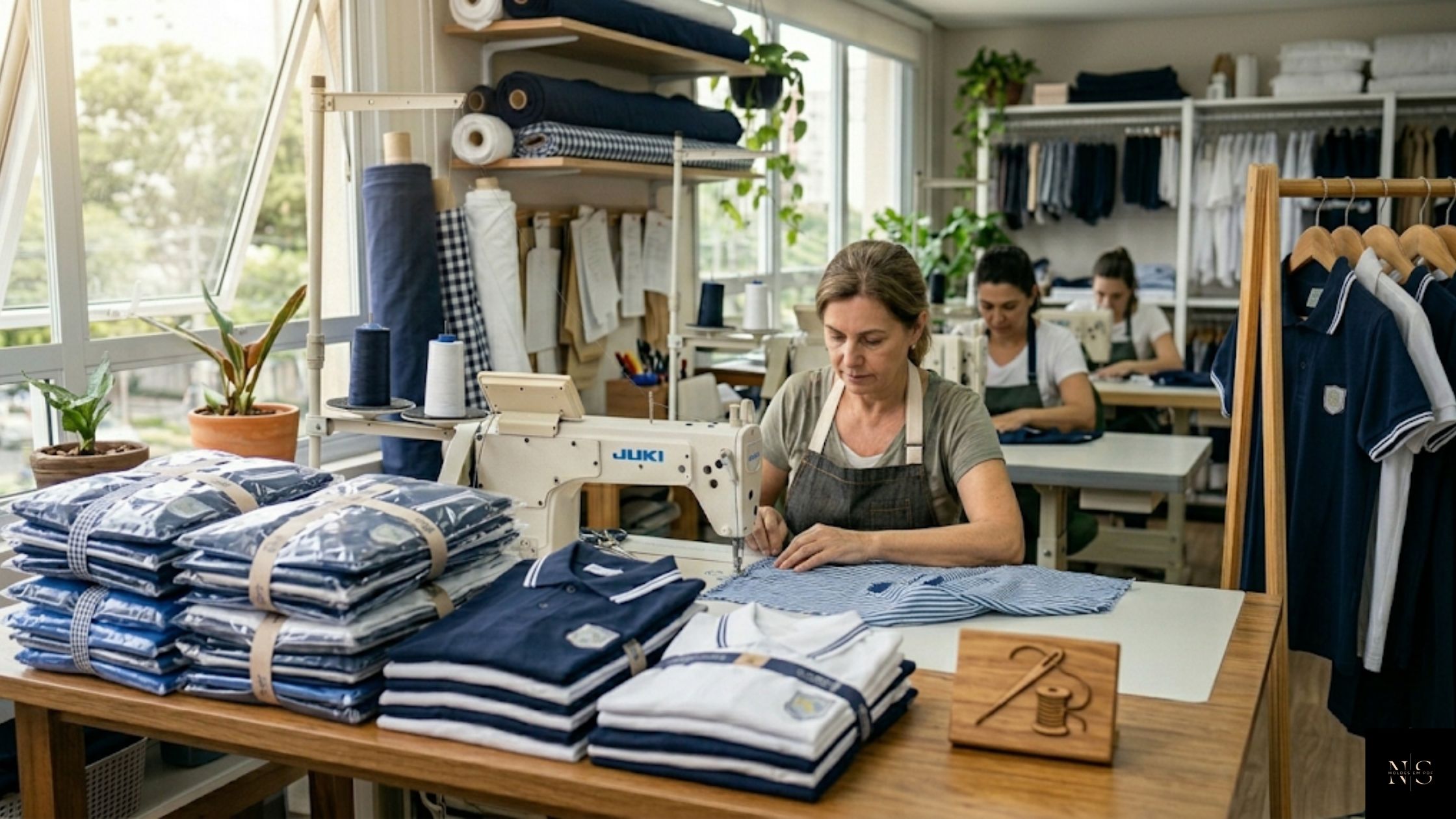 Como ganhar dinheiro costurando uniforme escolar com alta demanda e clientes recorrentes